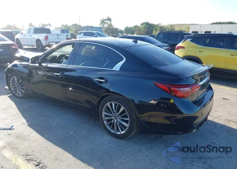 2020 Infiniti Q50 Luxe z USA, uszkodzony, nr VIN JN1EV7AP7LM205214